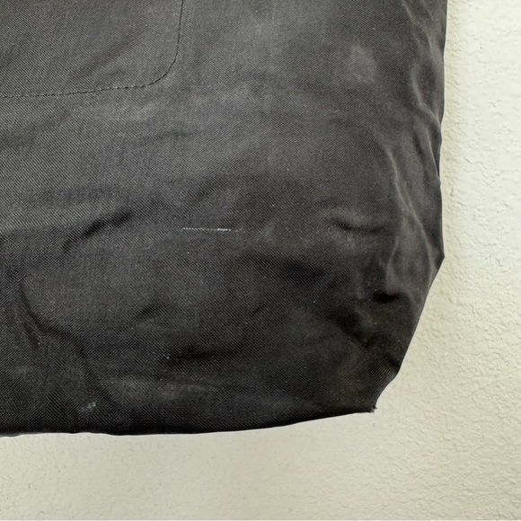 Longchamp Le Pliage Original M Tote Bag Black with Brown Leather Trim - Picture 4 of 15